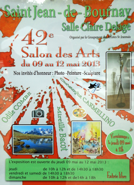 affiche de 42e Salon des Arts de Saint-Jean-de-Bournay